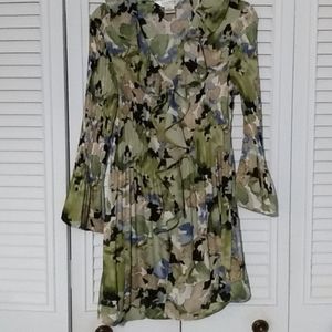 Ruffled blouse by Allison Taylor. XL